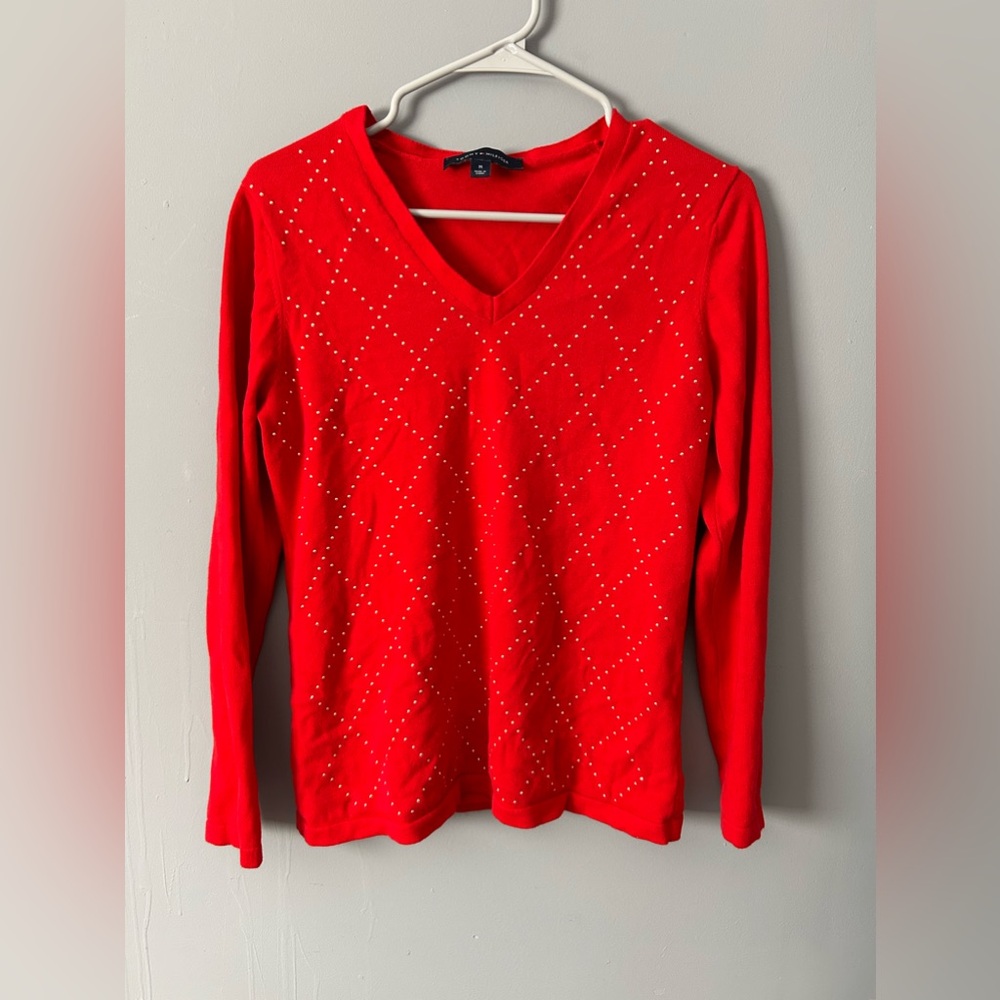 Tommy Hilfiger red long sleeve